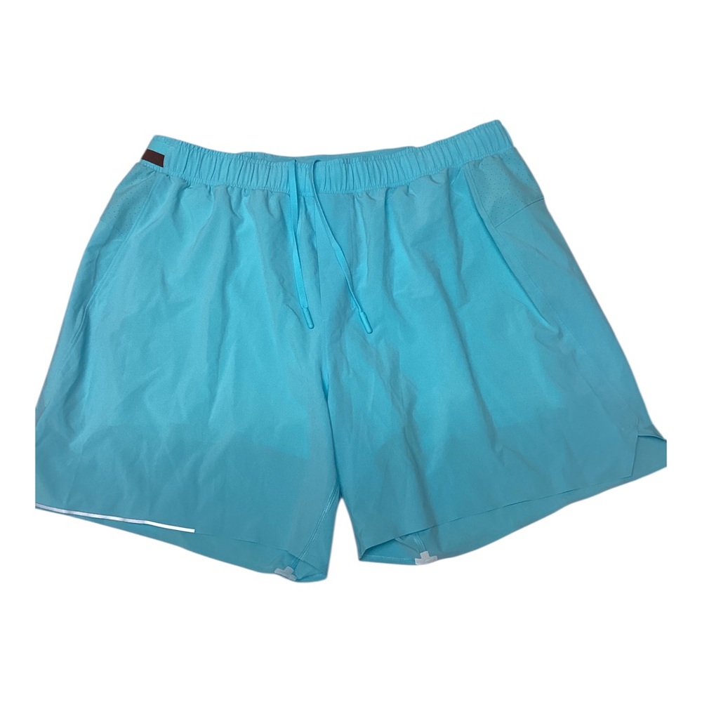 lululemon athletica Men's Aqua Blue Athletic Shorts